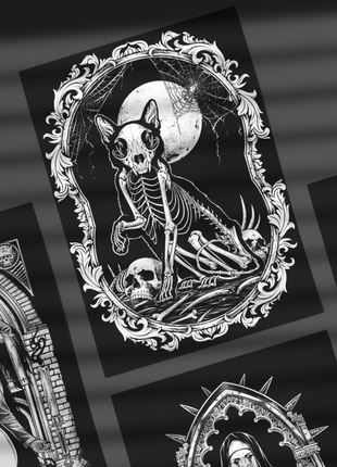 DEATH CAT - ALU BILD - BILDER