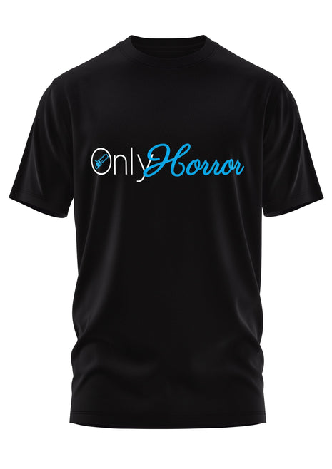 ONLY HORROR BLUE - SHIRT - STRANGE UNISEX T-SHIRT